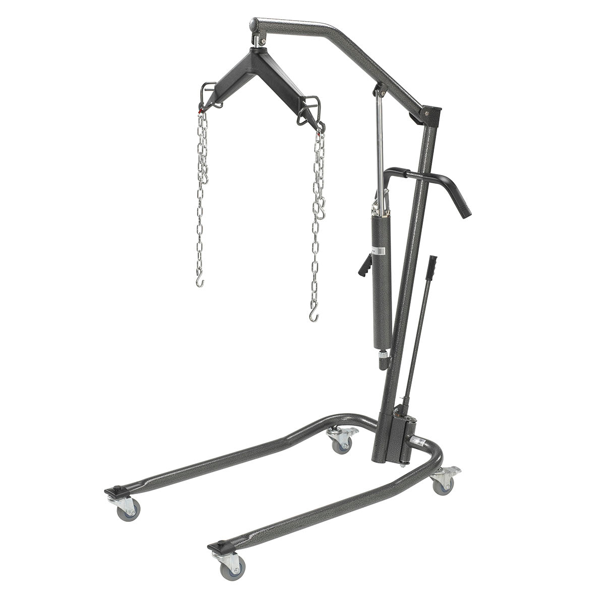 Drive, Hydraulic Patient Lift, 6 Point Cradle, 3" Casters, Silver Vein