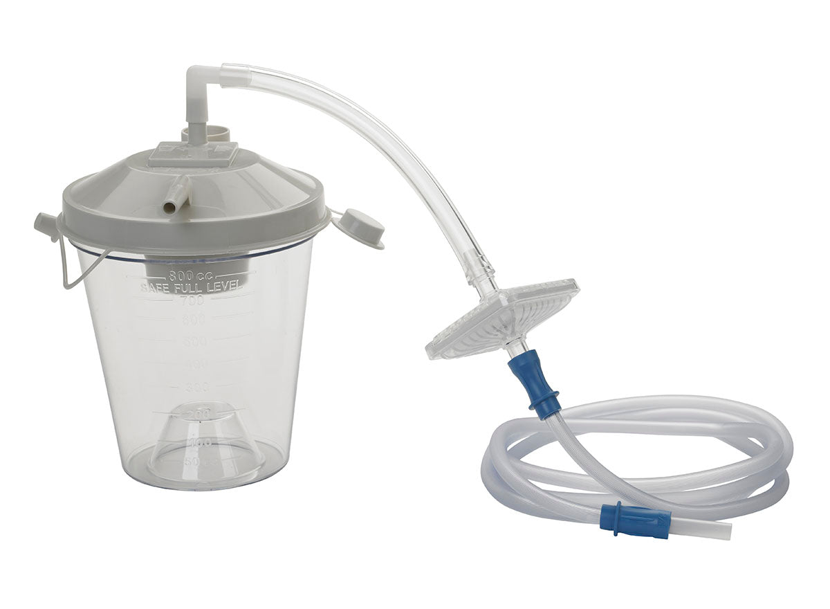 Drive, Universal Suction Machine Tubing and Filter Replacement Kit with Canister, Pack of 1