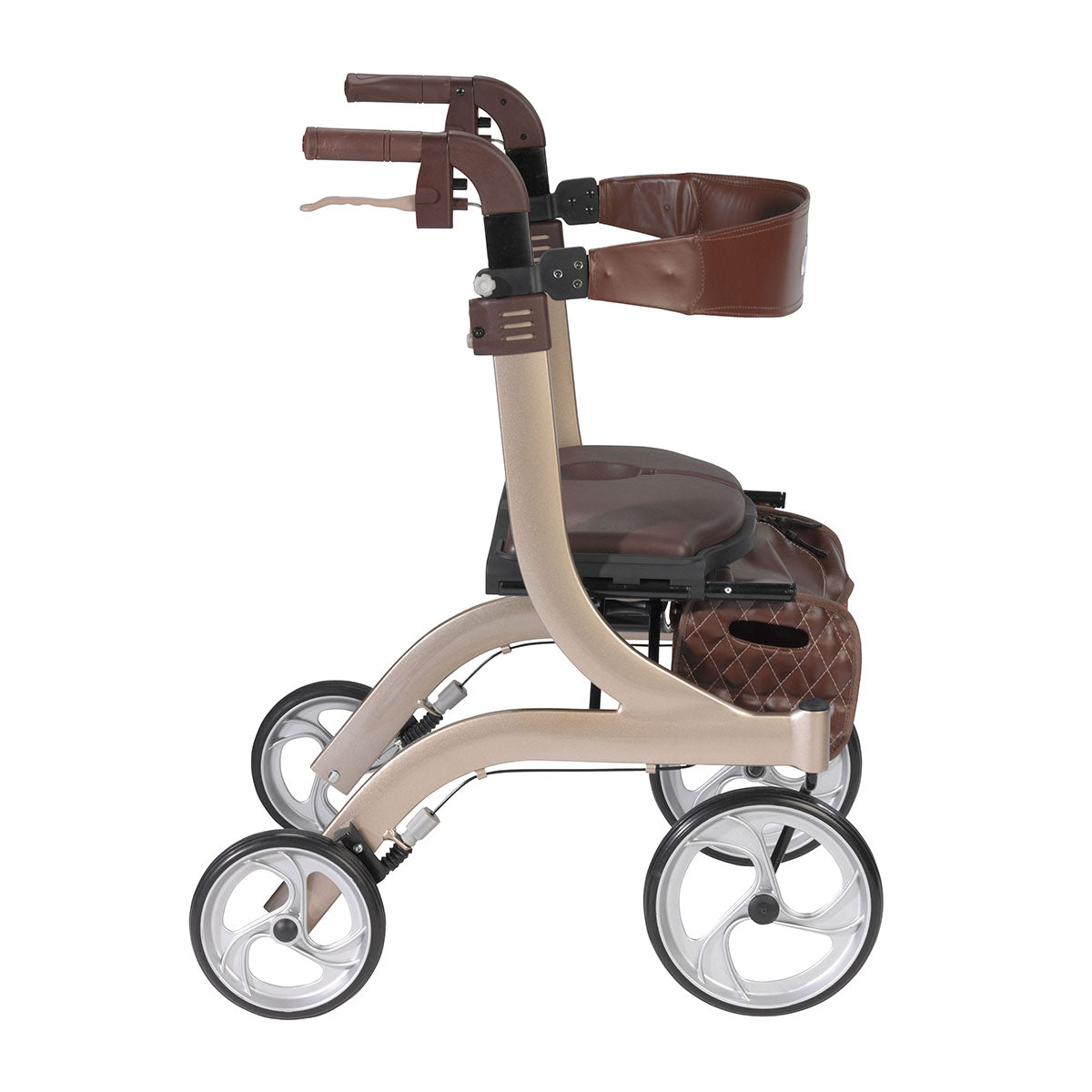 Drive, Nitro DLX Euro Style Rollator Rolling Walker, Champagne