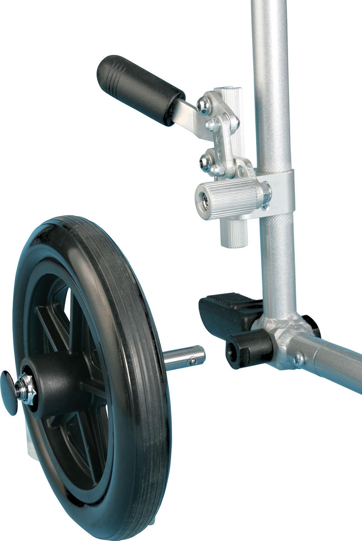 Drive, Flyweight Lightweight Transport Wheelchair with Removable Wheels, Red