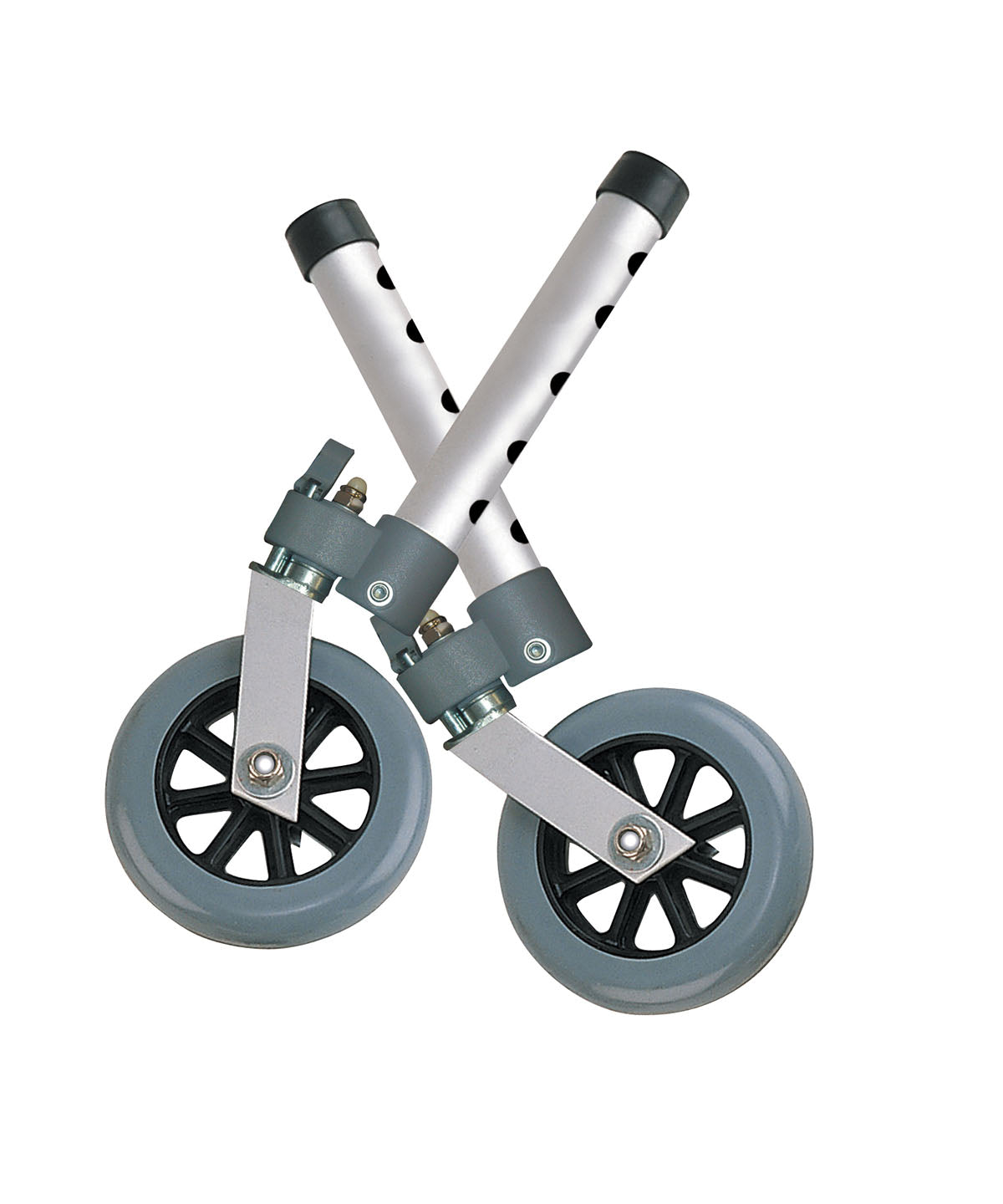 Drive, Swivel Lock Walker Wheels, 5", 1 Pair