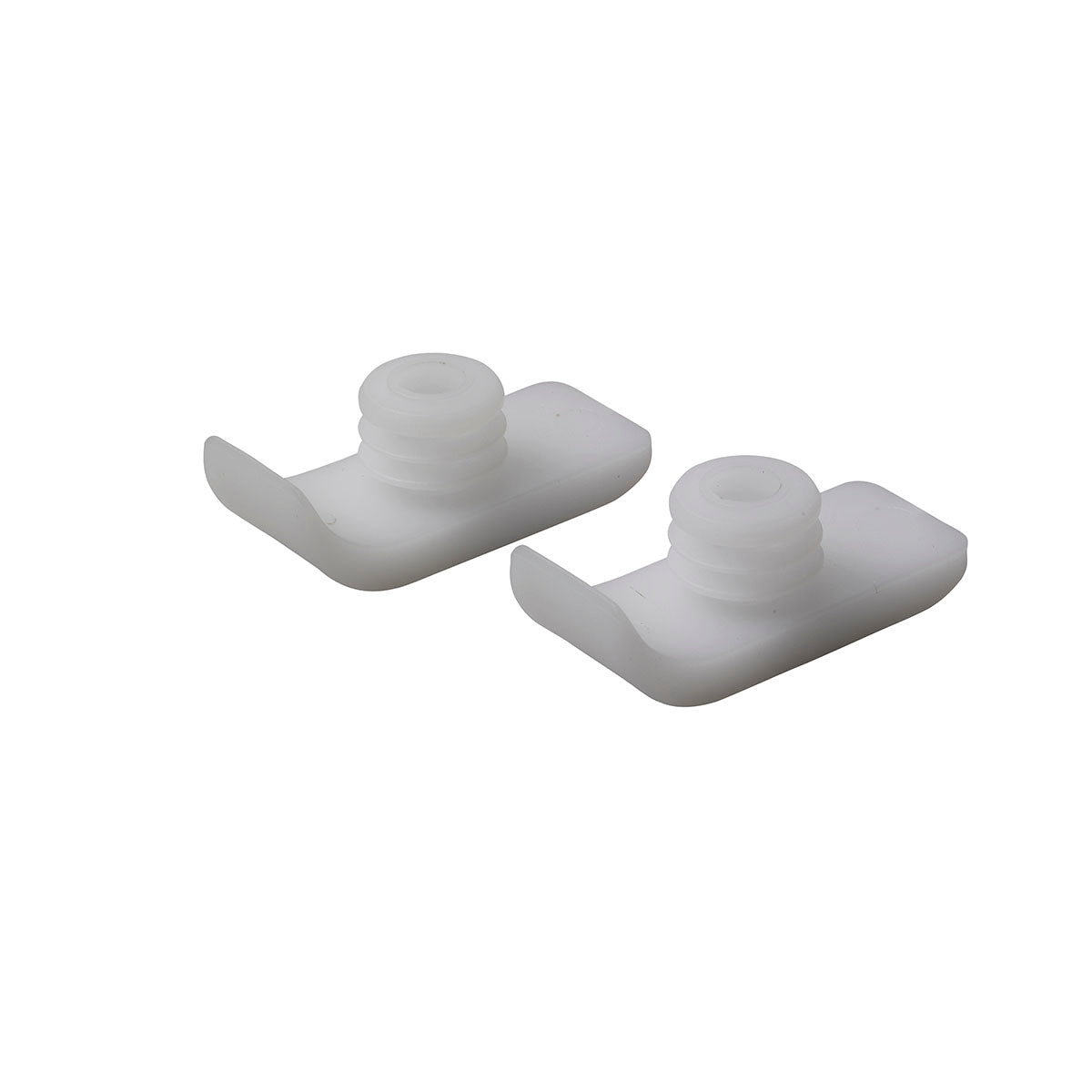 Drive, Walker Ski Glides, White, 1 Pair