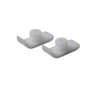 Drive, Walker Ski Glides, White, 1 Pair