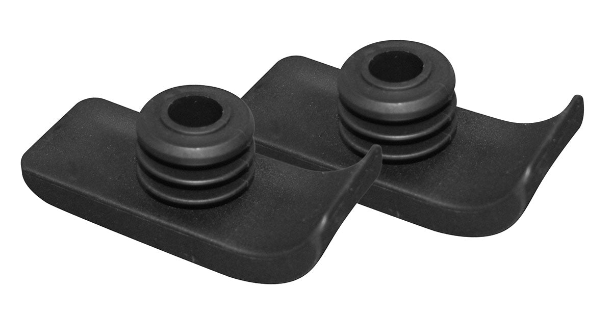 Drive, Walker Ski Glides, Black, 1 Pair