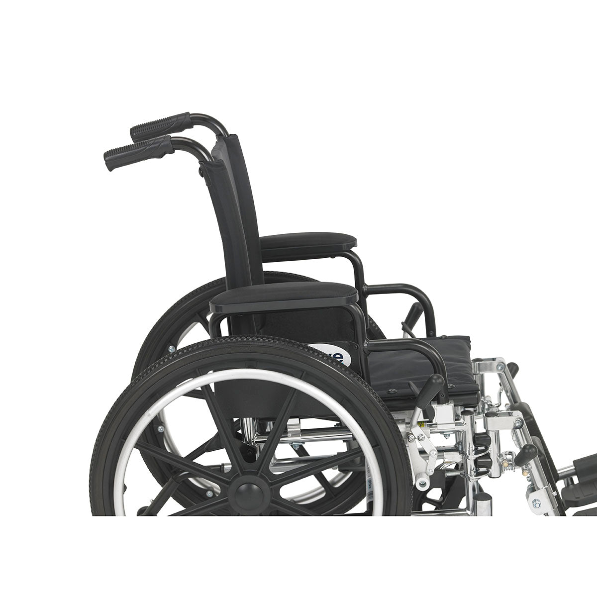 Drive, Viper Wheelchair with Flip Back Removable Arms, Desk Arms, Elevating Leg Rests, 14" Seat