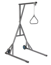 Drive, Heavy Duty Trapeze with Base and Wheels, Silver Vein