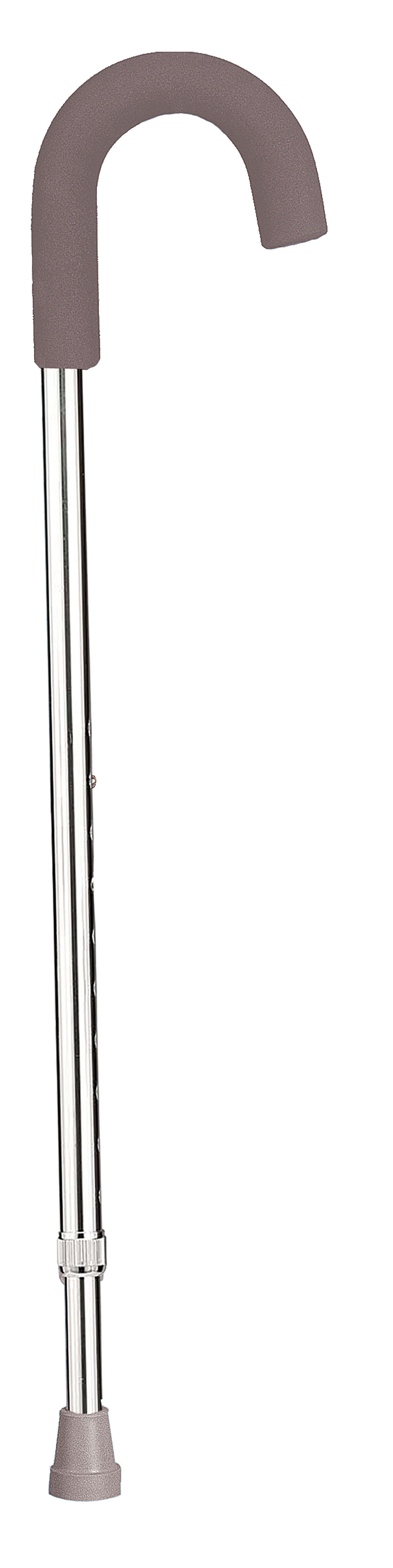 Drive, Aluminum Round Handle Cane with Foam Grip