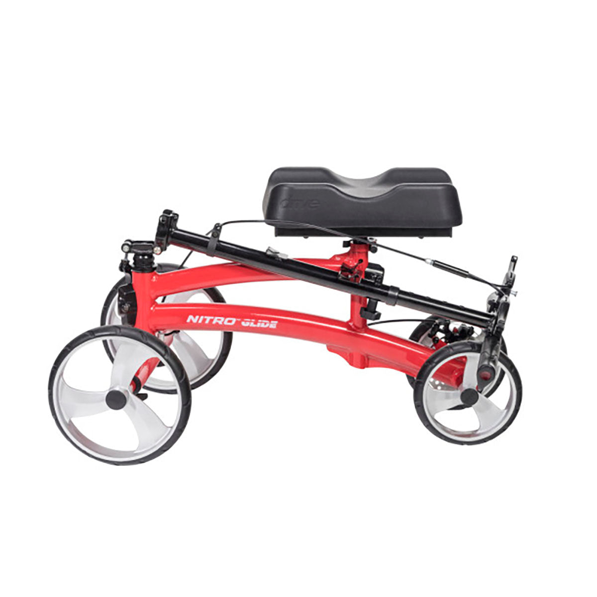 Nitro Glide Knee Walker, Red