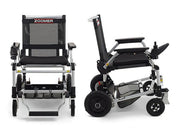 Zoomer Folding Power Chair, One-Handed Control, Black