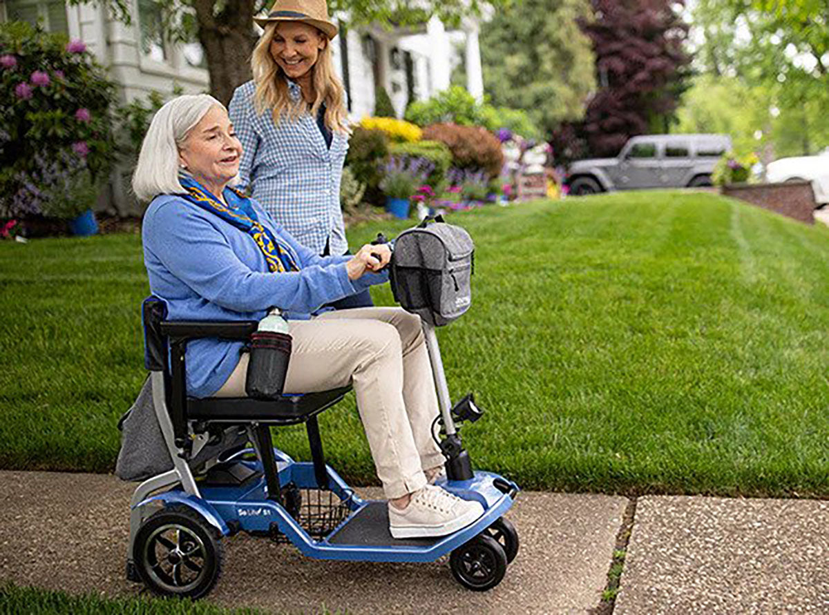 So Lite, Lightweight Folding Scooter, Blue