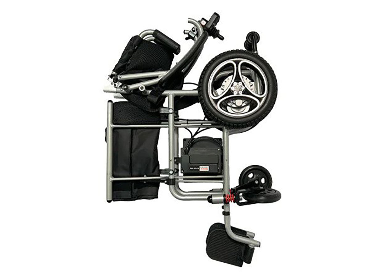 Journey Air Lightweight Folding Power Chair, Silver