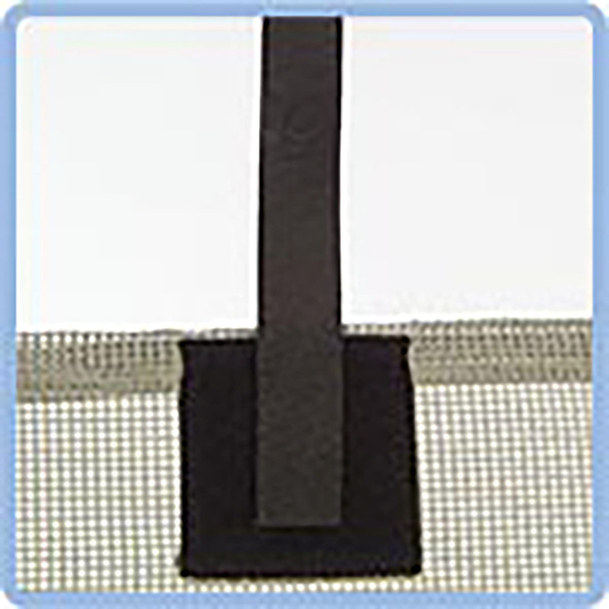 Shower Curtain Tab and Velcro, Pack of 8