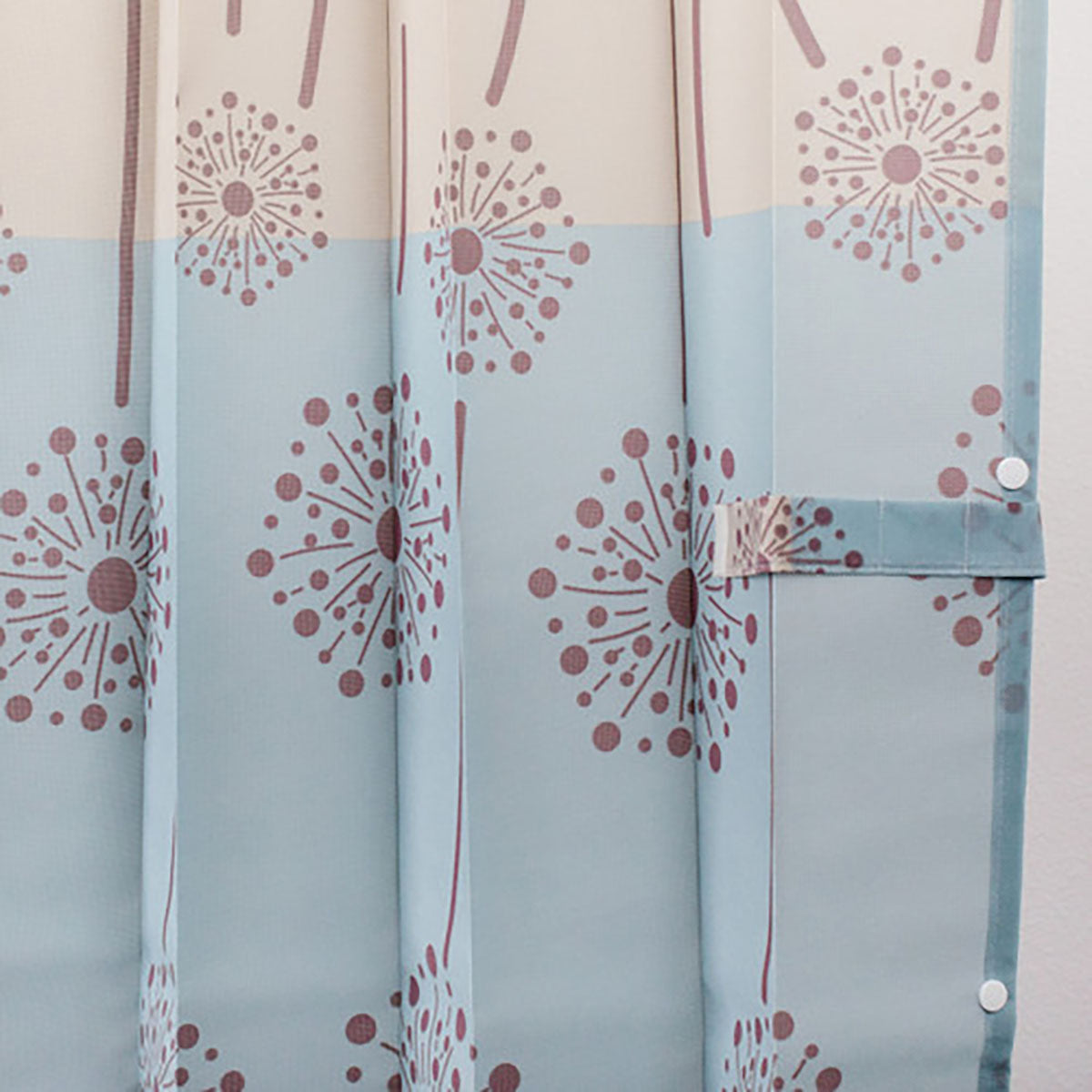Disposable Privacy Curtains, Blossom Pattern, Case of 24