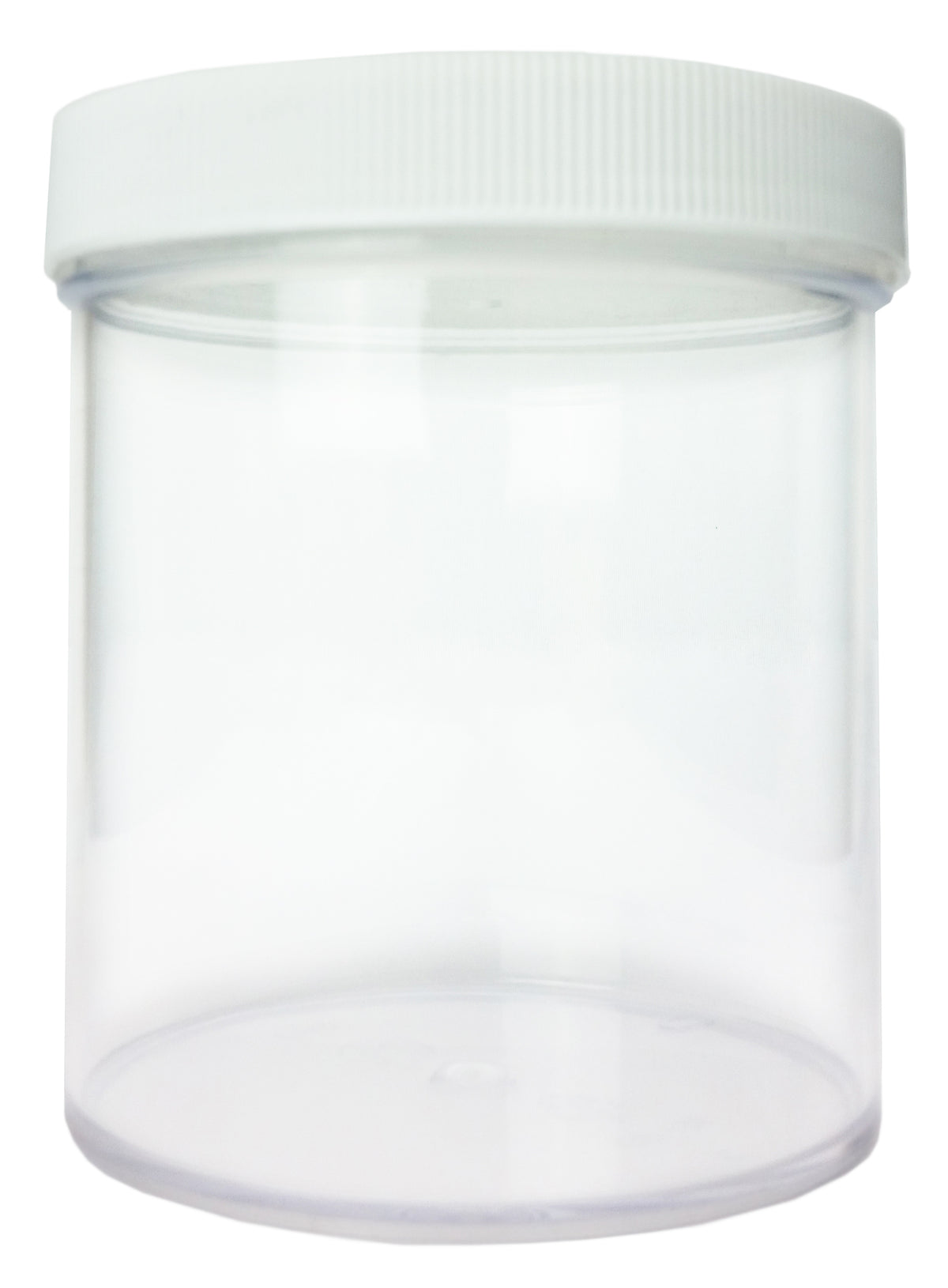 Specimen Jar, Polystyrene, 16oz, with Foam-Lined Cap, 89/400 Neck Size, Pack of 12