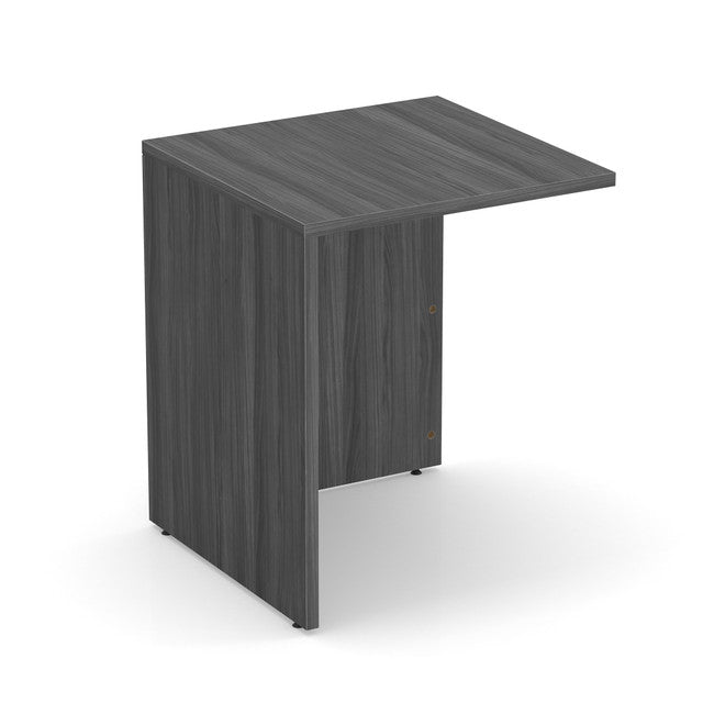 OfficeSource Laminate Reversible Return - 24"W x 24"D - Coastal Gray