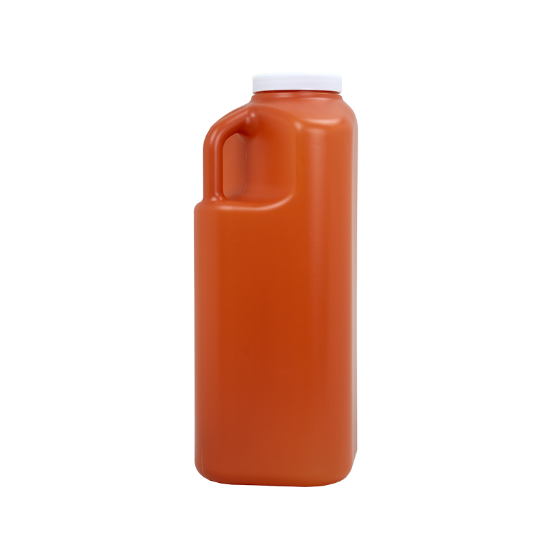 Urine Container with Temperature Strip, Orange, White, 3000 mL40 pcs per Case