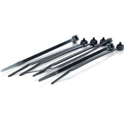 7.5" Black Cable Ties 100Pk