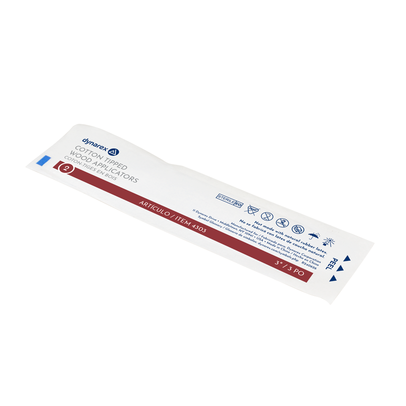 Cotton Tipped Wood Applicators - Sterile, 3" - 200 pcs per Box/10 Boxes per Case