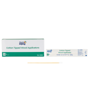 Cotton Tipped Wood Applicators - Sterile, 6", 1 Sterile Applicator per Pouch - 100 pcs per Box/10 Boxes per Case