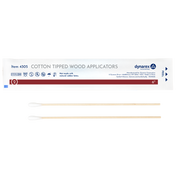 Cotton Tipped Wood Applicators - Sterile, 6" - 200 pcs per Box/10 Boxes per Case