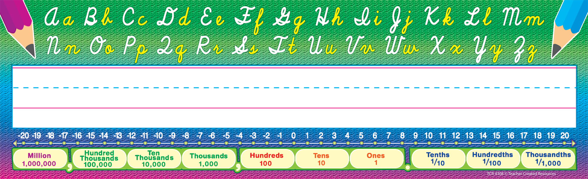 Cursive Writing Flat Name Plates