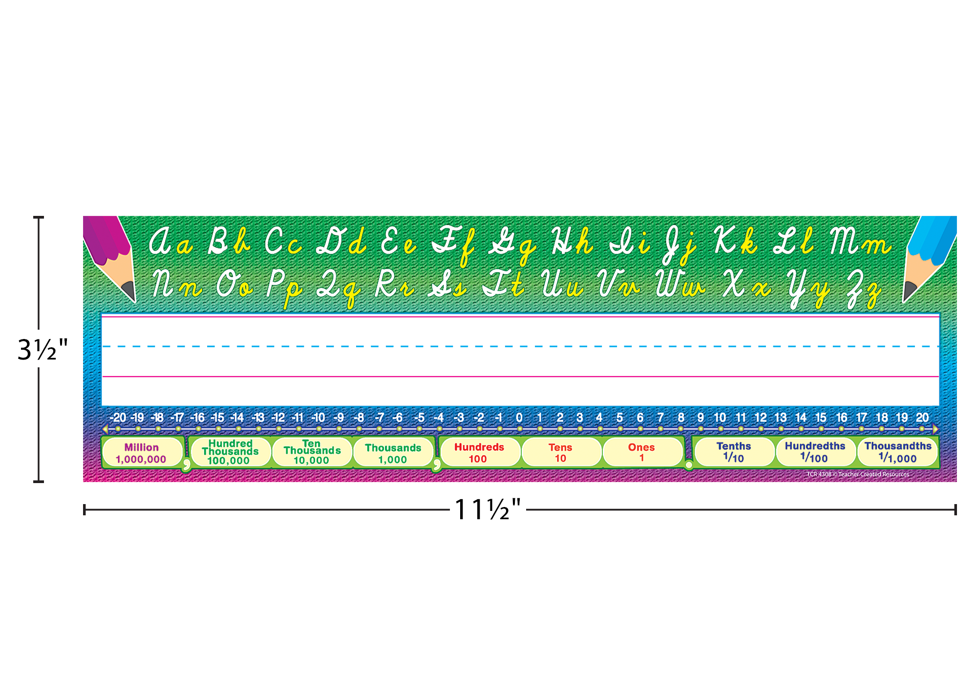 Cursive Writing Flat Name Plates