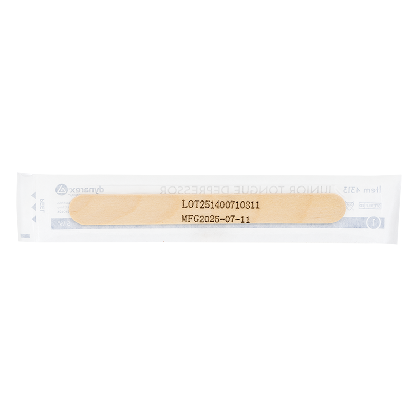 Tongue Depressors Wood - Sterile, 5 1/2", Junior - 100 pcs per Box/10 Boxes per Case