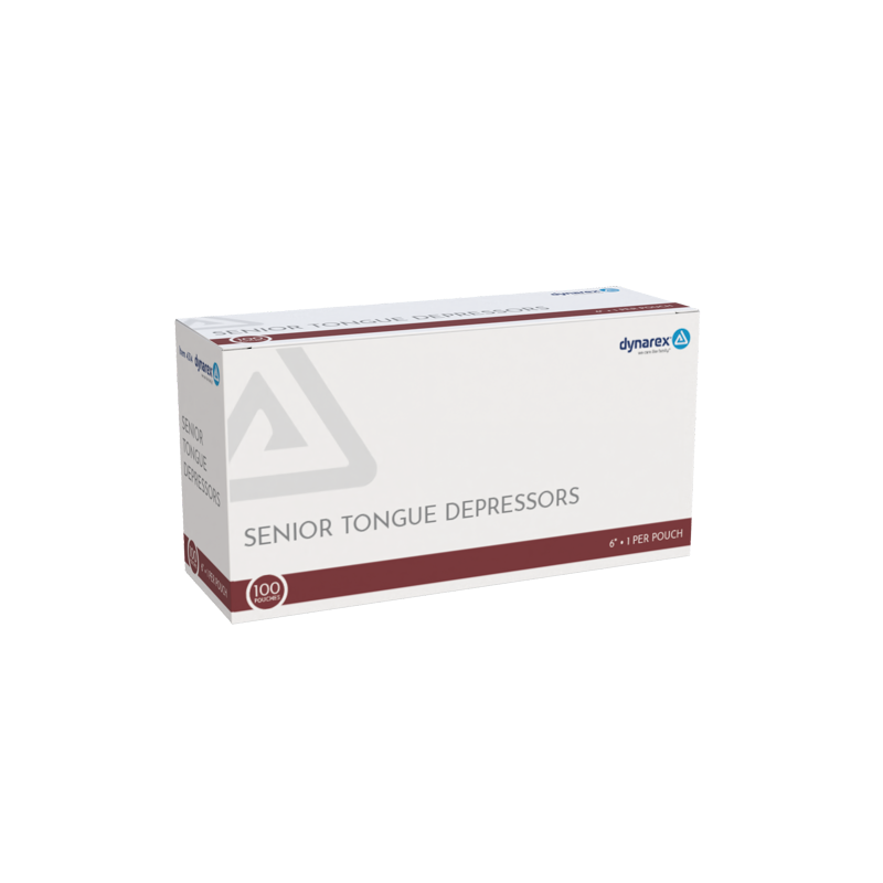 Tongue Depressors Wood - Sterile, 6", Senior - 100 pcs per Box/10 Boxes per Case