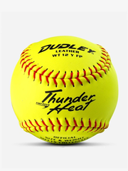 Collegiate Fastpitch Balls Thunder Heat | .47 COR 375 lbs. | 12" Poly | Leather - Pack of 12