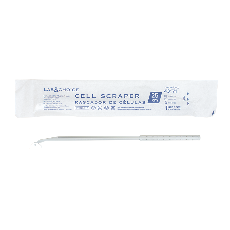 Cell Scraper Sterile, Individually Wrapped 25cm, 1 per pouch, 100 pouches per case