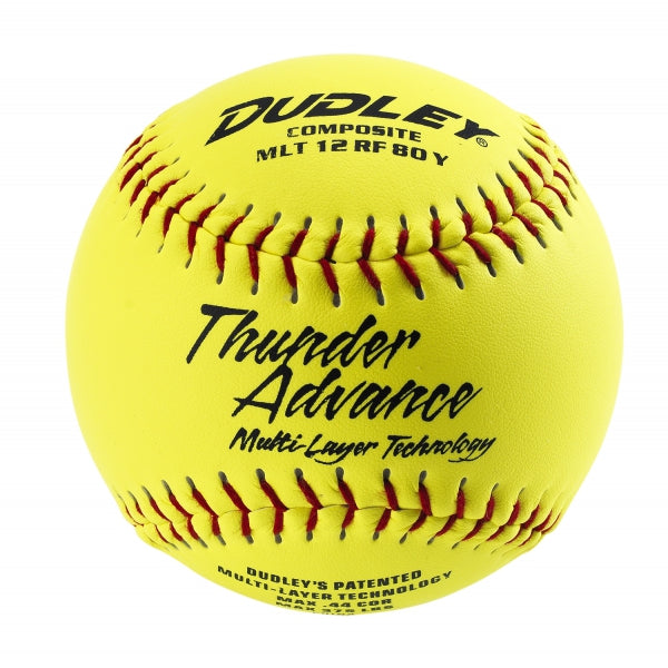 Other Slowpitch Softballs Thunder Advance | .44 COR 375 lbs. | 12" Multi-Layer | ZN Composite - Pack of 12