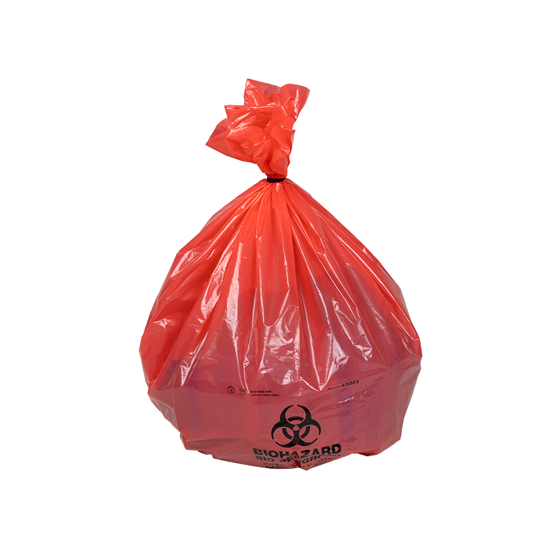 Biohazard Bags, 36"x30", 1.2 mil, 30 gallon - 200 Bags per Case