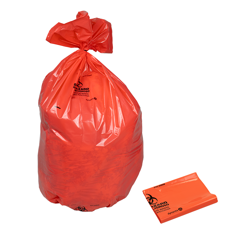Biohazard Bags, 36" x 58", 2 mil, 45 gallon - 100  Bags per Case