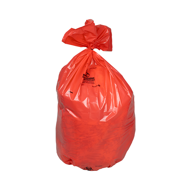 Biohazard Bags, 36" x 58", 2 mil, 45 gallon - 100  Bags per Case