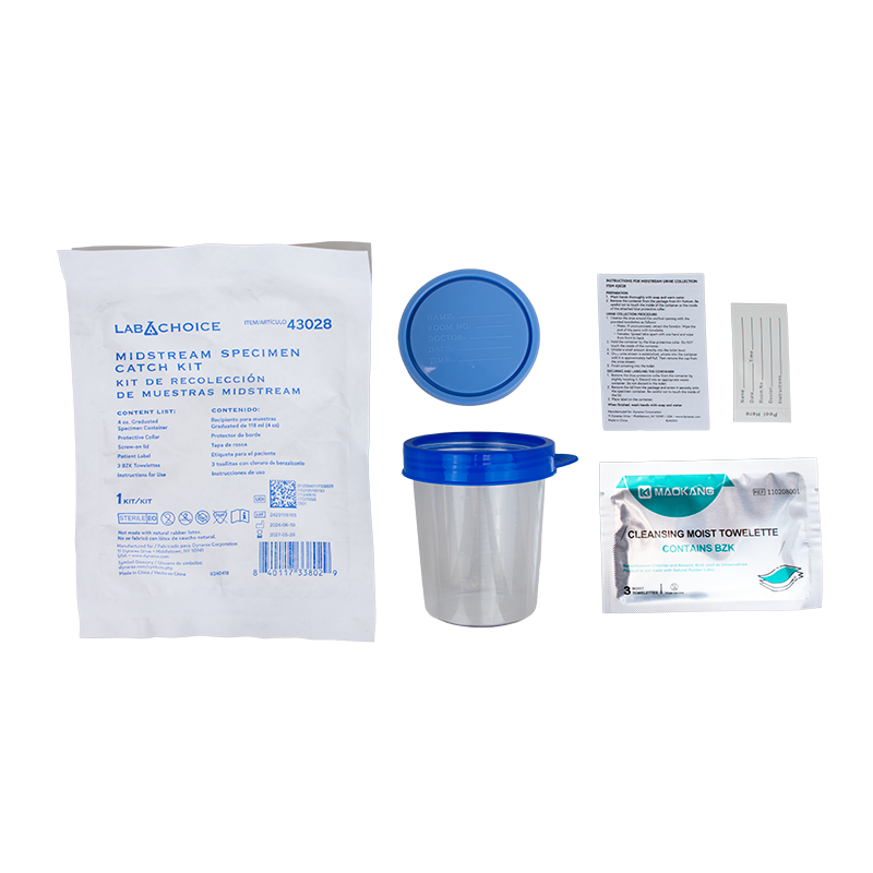 Midstream Specimen Catch Kit, 4 oz, 100 kits per case