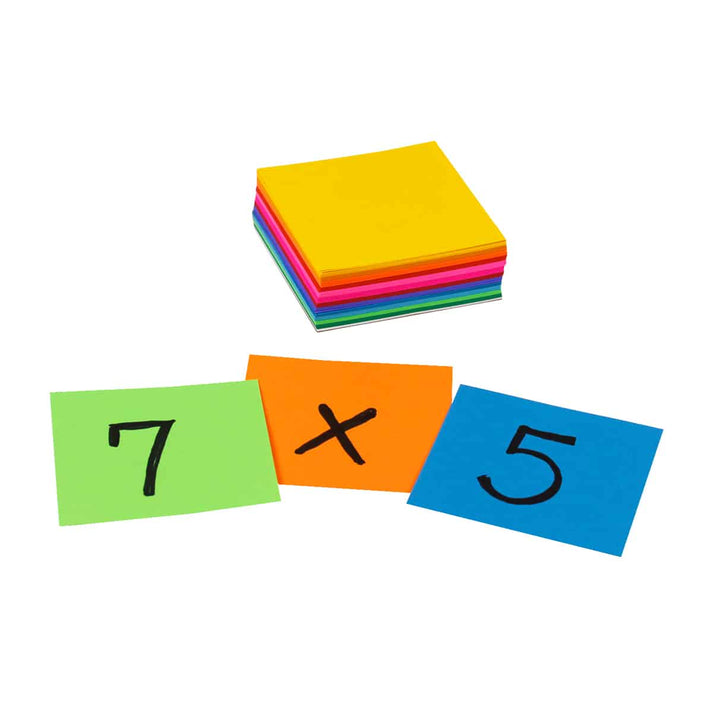 Pocket / Playing Cards, 3"x3", 100 cards, 8 ea. Of 12 Colors+4 White