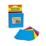 Pocket / Playing Cards, 3"x3", 100 cards, 5 Colors