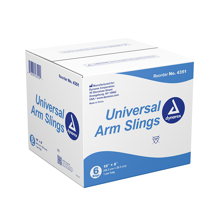 Universal Arm Sling, 19" x 8", Blue - 6 pcs per Box/6 boxes per Case