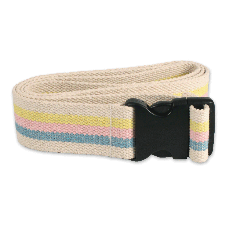 Gait Belt - Wipeable Plastic buckle, 60" x 2", Multi-Color - 1 pc per Bag/36 Bags per Case