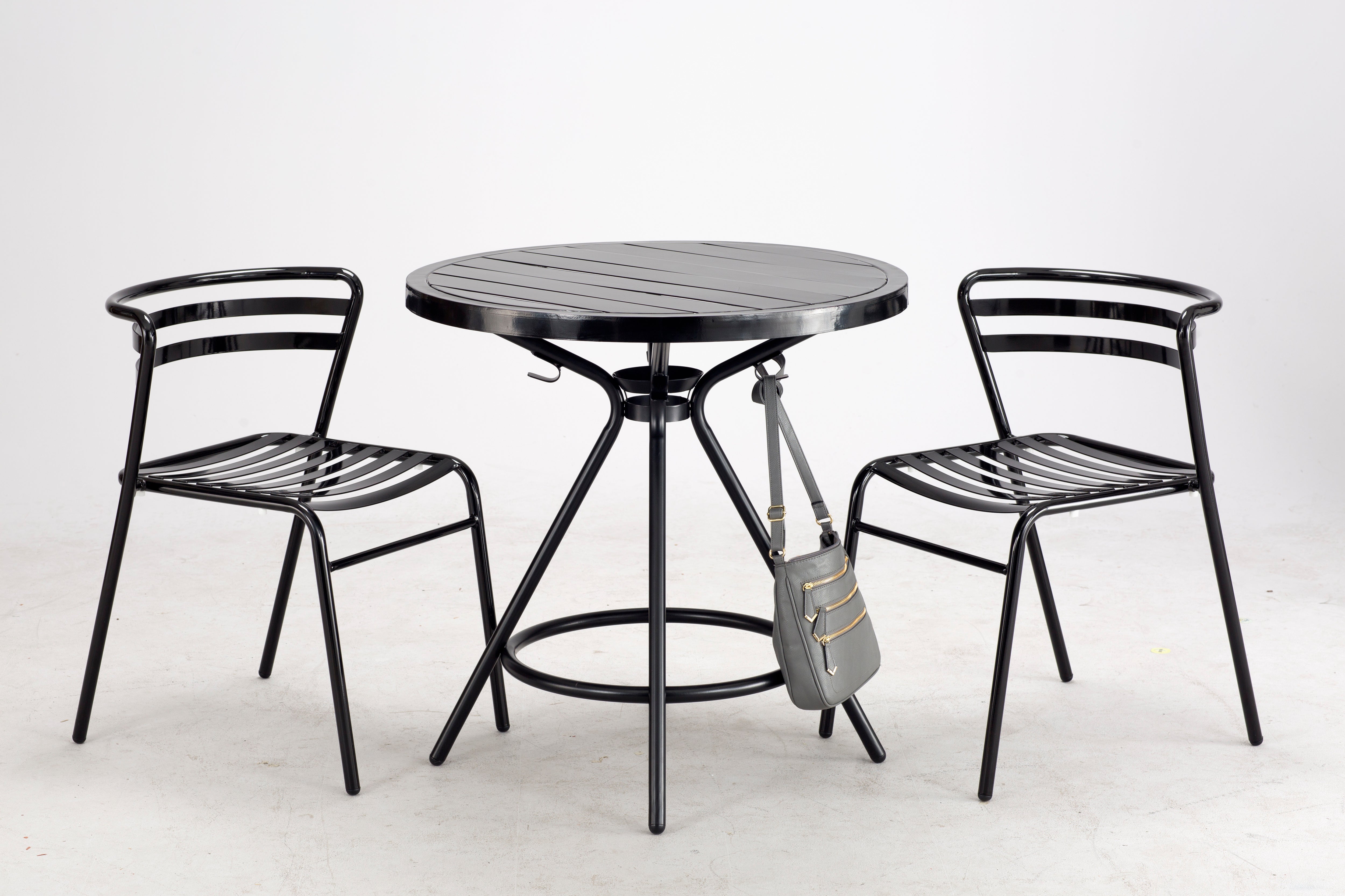 Chair Cogo Stack Steel Blk 2E