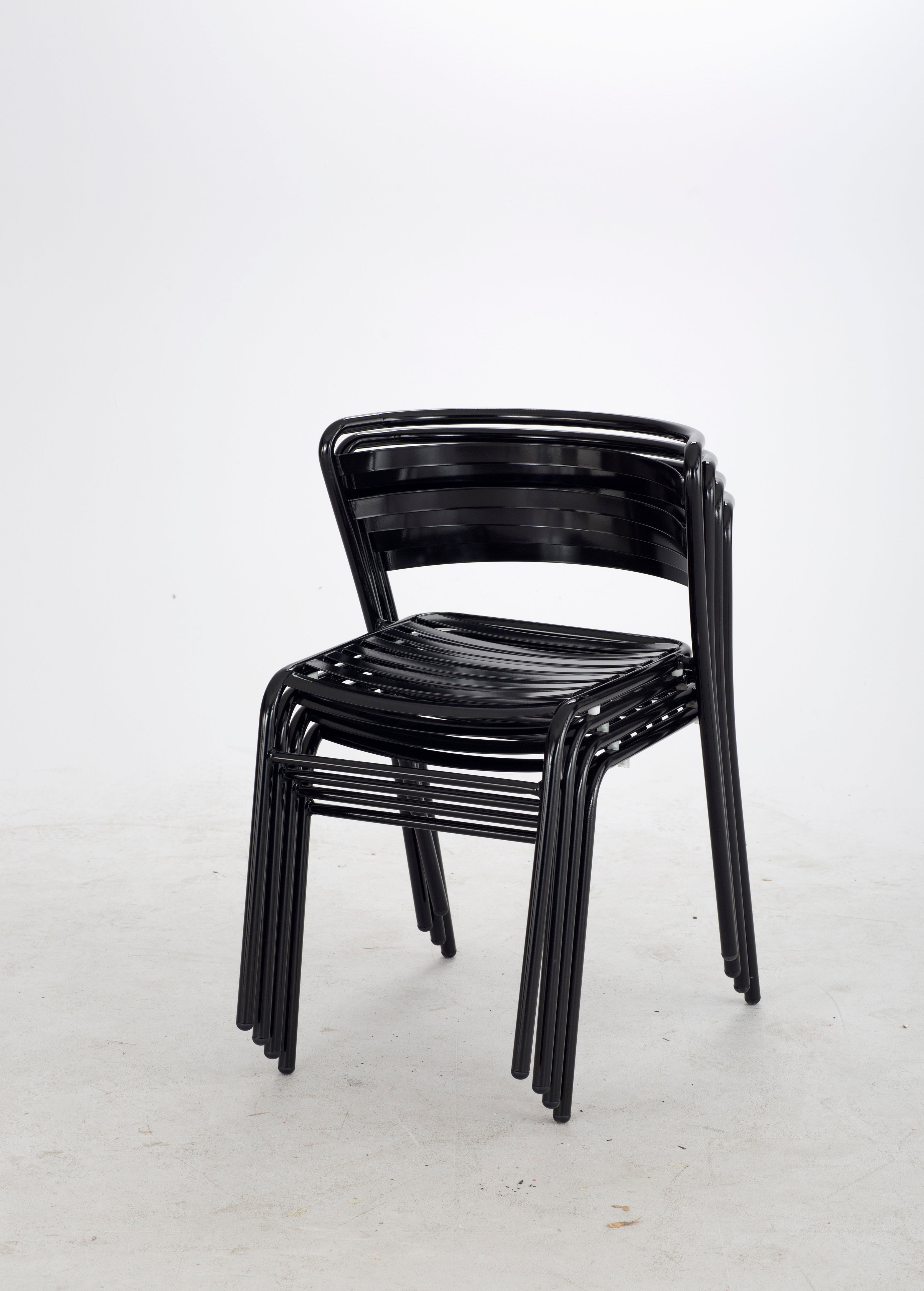 Chair Cogo Stack Steel Blk 2E
