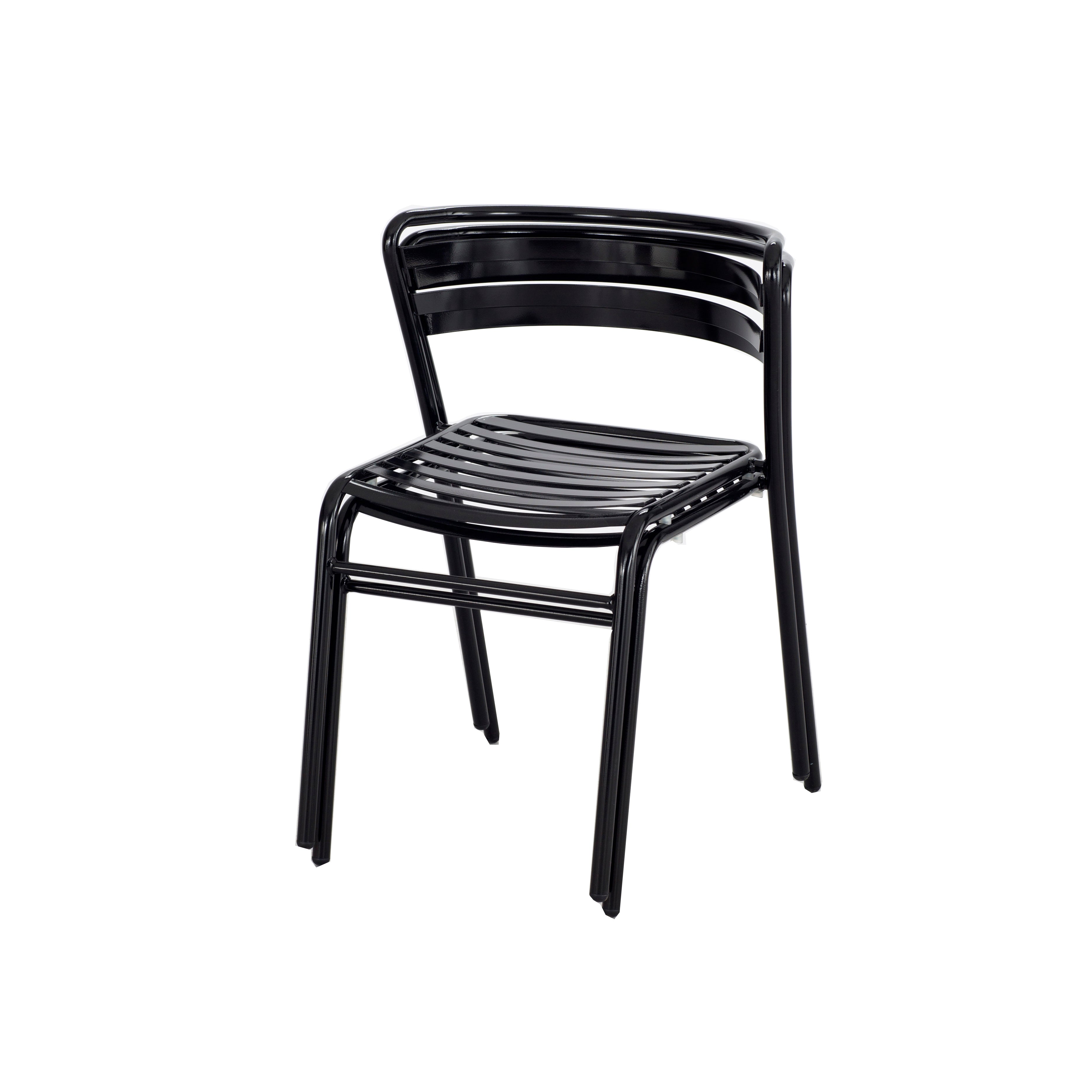 Chair Cogo Stack Steel Blk 2E