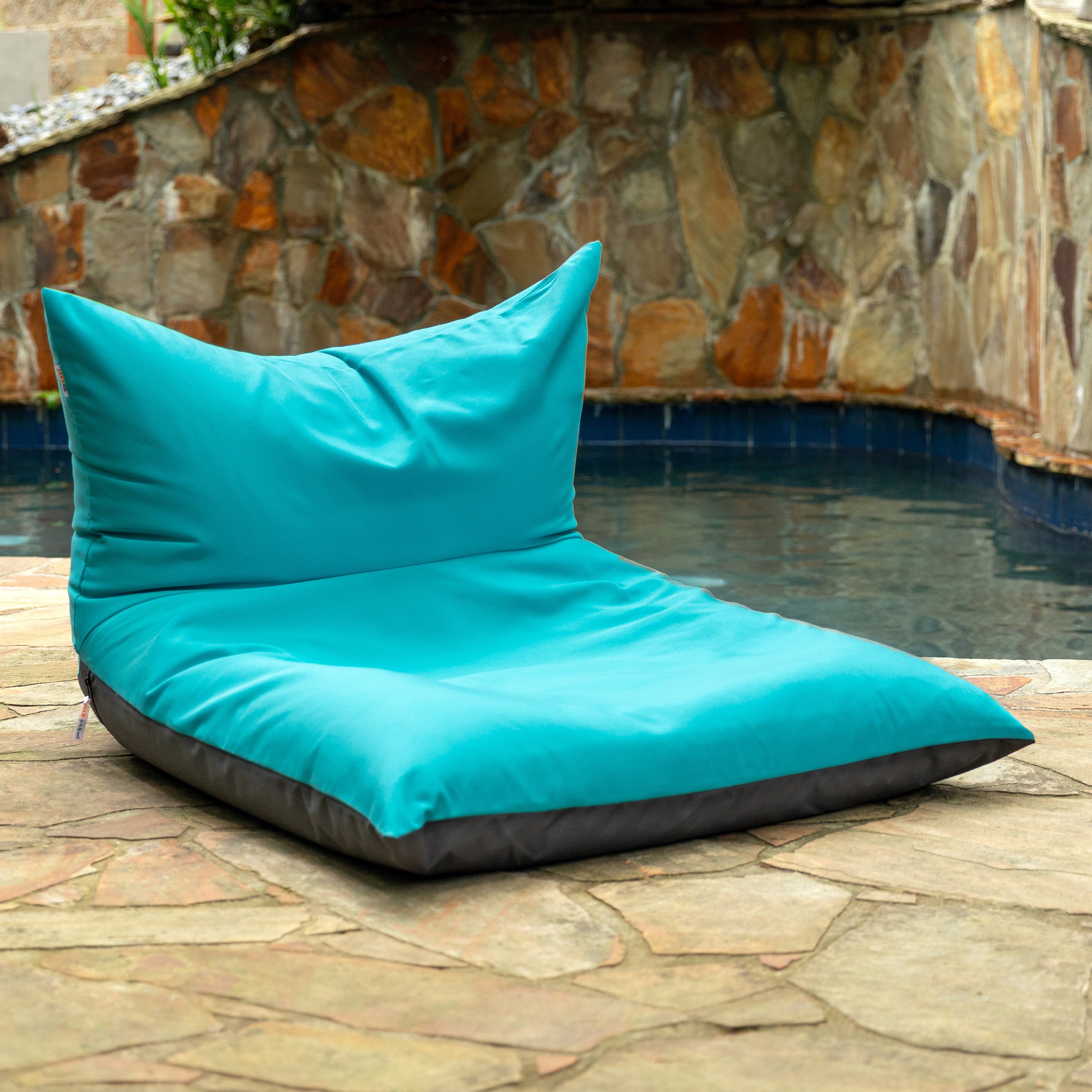 Jaxx Finster Outdoor Bean Bag Lounge Chair - Sunbrella Cancun