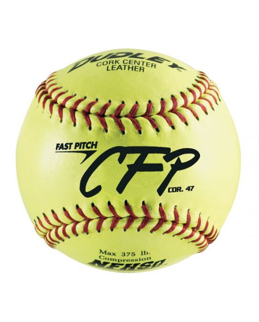 CFP Fastpitch Balls 11 USASB | .47 COR 375 lbs. | 11" Cork | Leather - Pack of 12