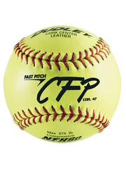 CFP Fastpitch Balls NFHS | .47 COR 375 lbs. | 12" Cork | Leather - Pack of 12