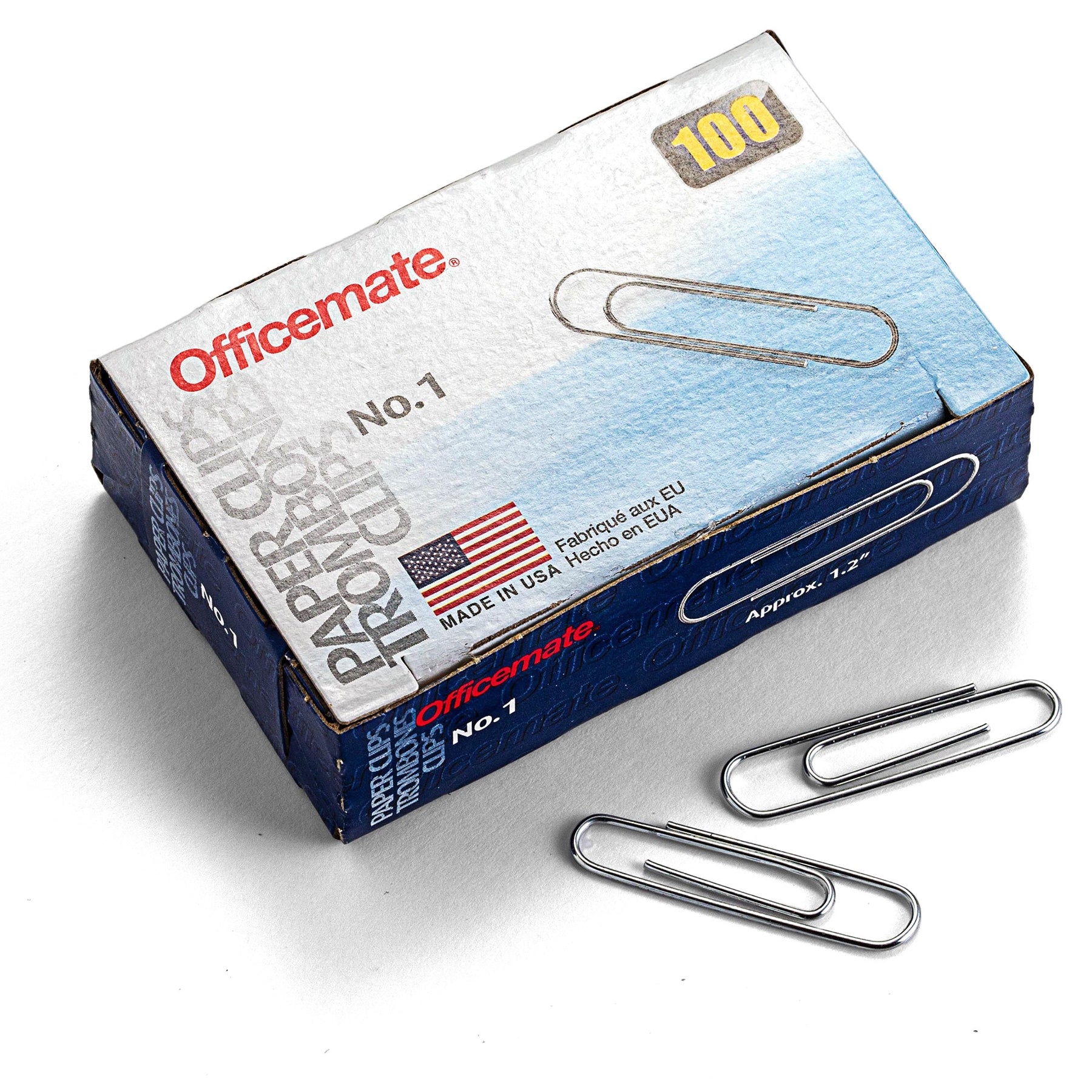 Paper Clips, #1 Gem, 100 Per Box, 10 Boxes