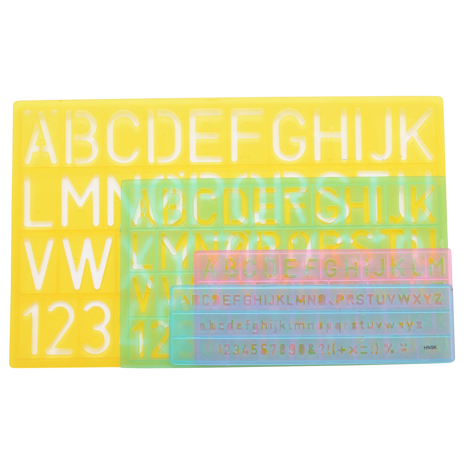 Letter Stenciling Guides, 4-Piece Set