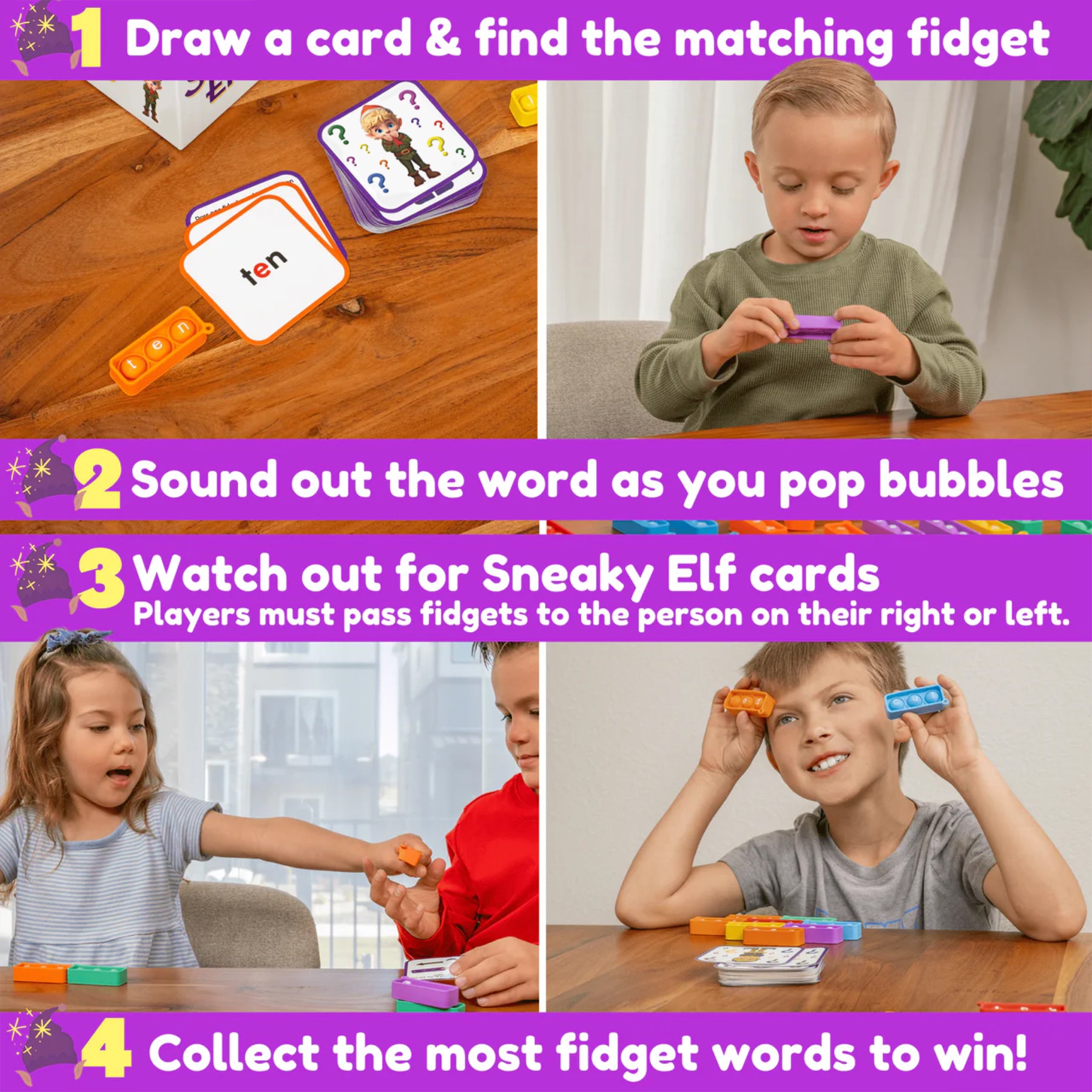 Sneaky Elves CVC Reading Game