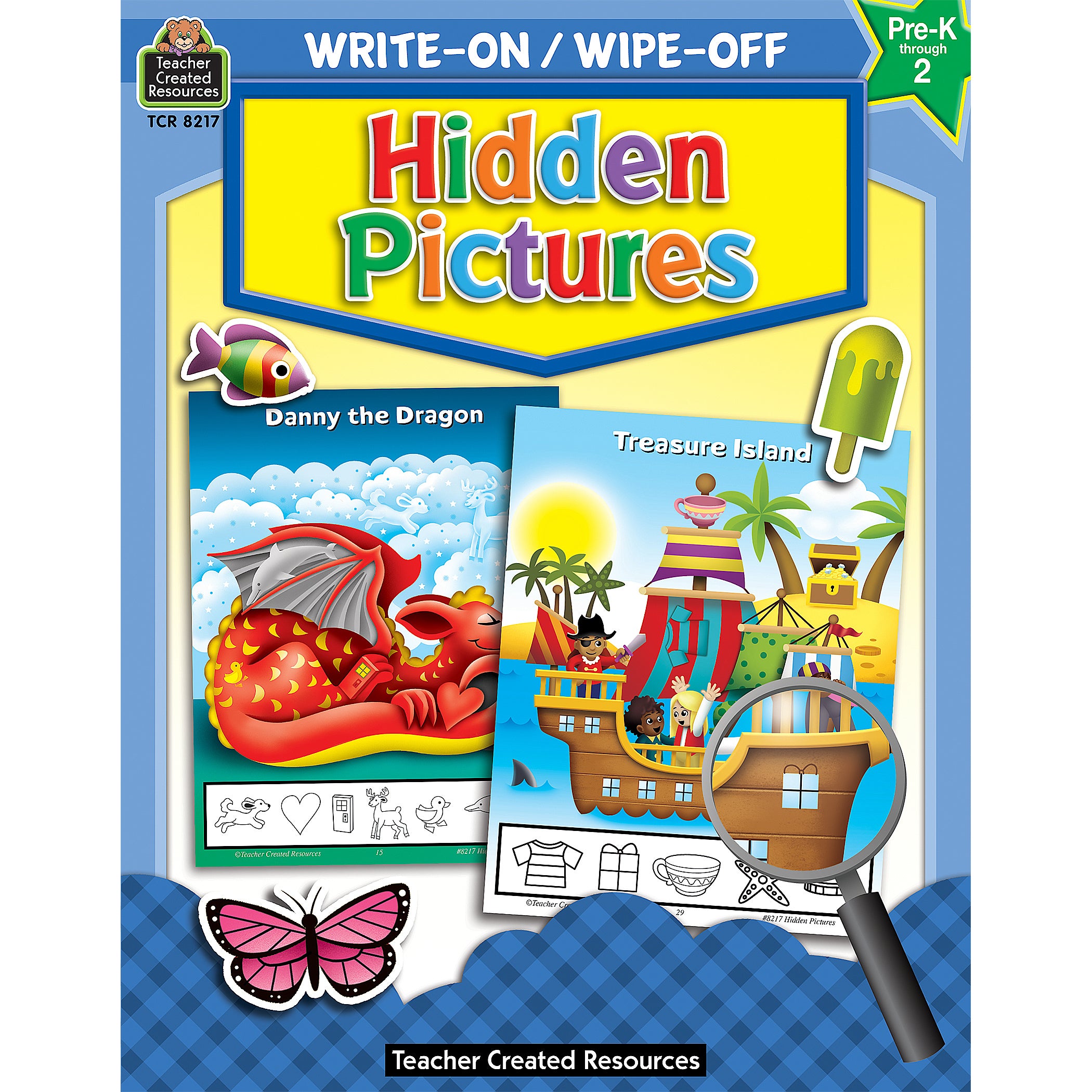 Skill-Building Write & Wipe Activity Book Kit – Cursive, Multiplication, and Hidden Pictures