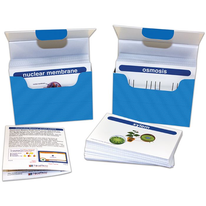 Life Science Vocabulary Builder Flash Cards - Middle School